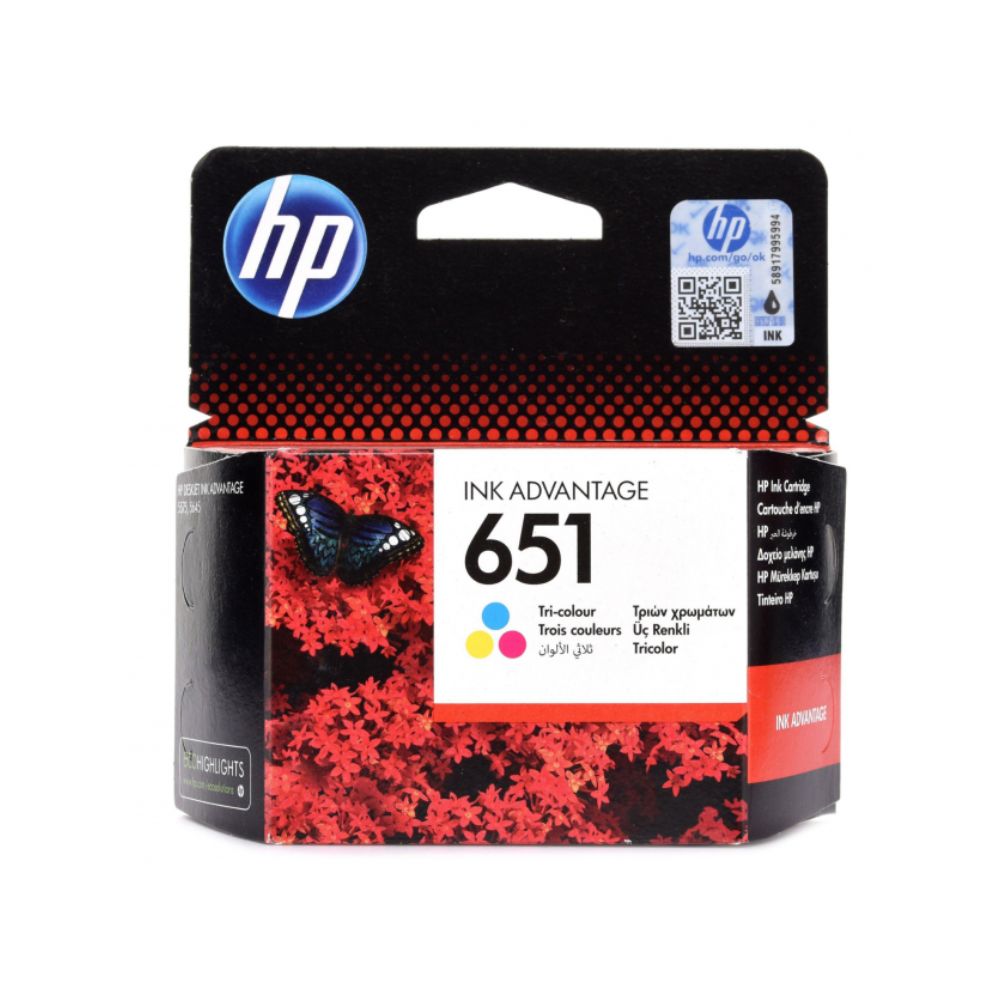 HP 651 Original Ink Advantage Ink Cartridges C2P10AE / C2P11AE