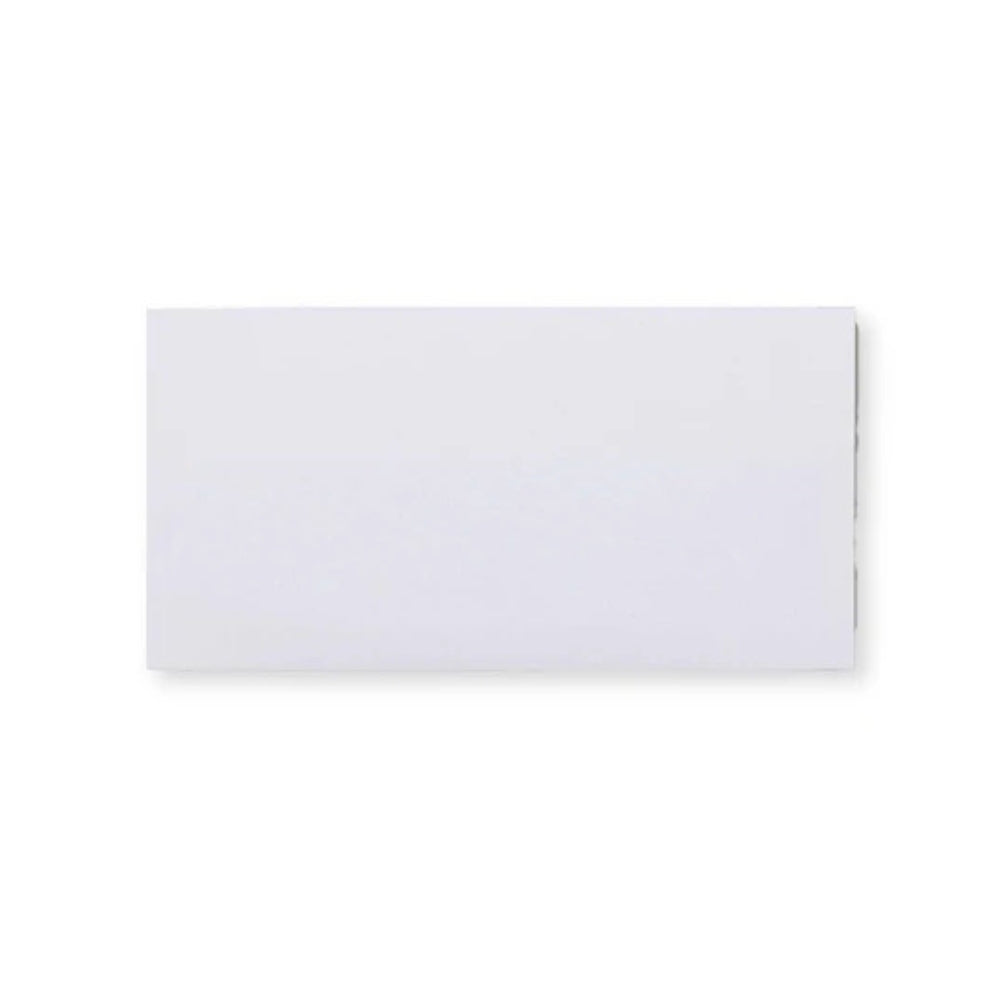 Sigma Plain White Envelopes – 115 × 225 mm, Quick Strip Closure, Security Tinted, Pack of 50