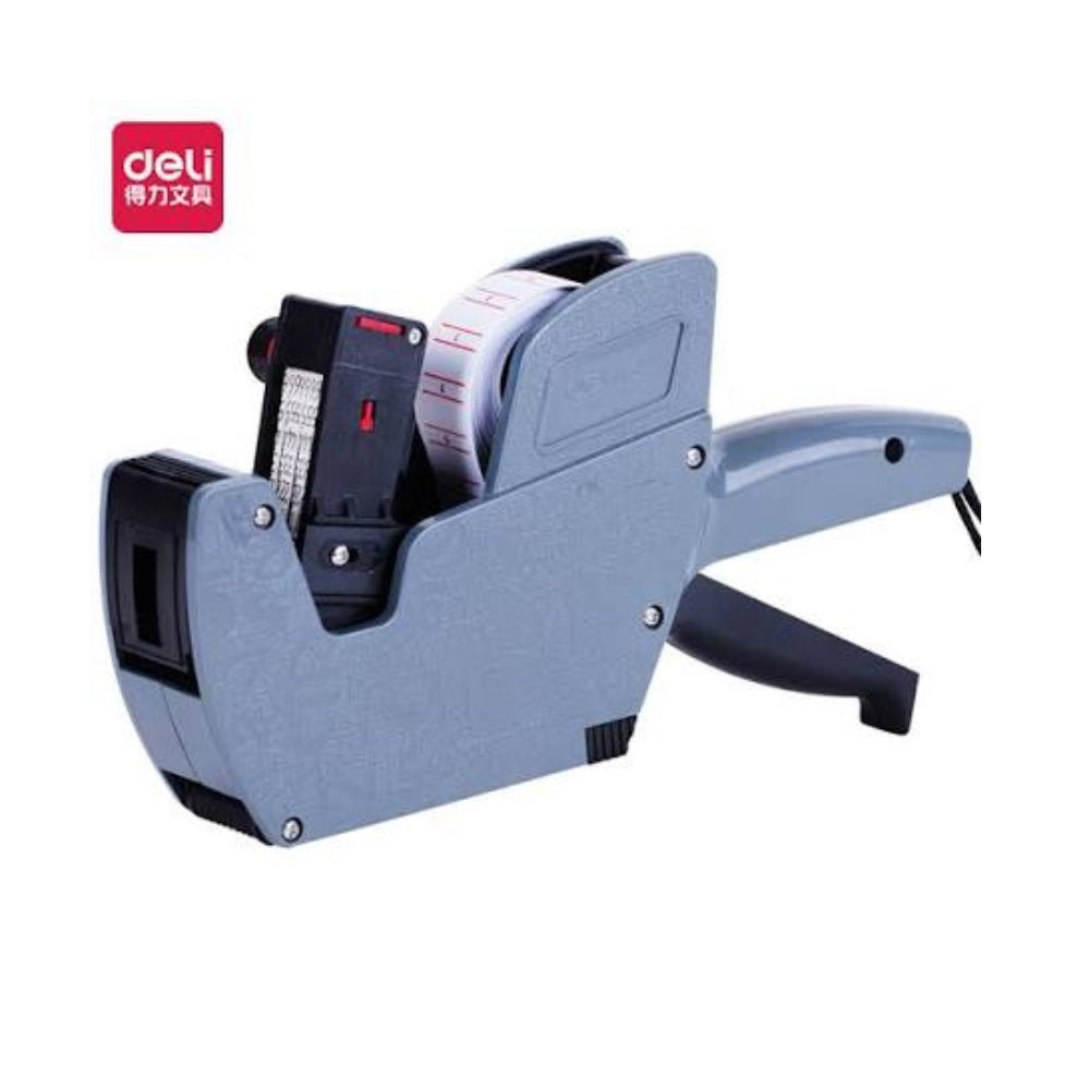 Deli 7504 Price Label Gun – 8 Digits, Grey