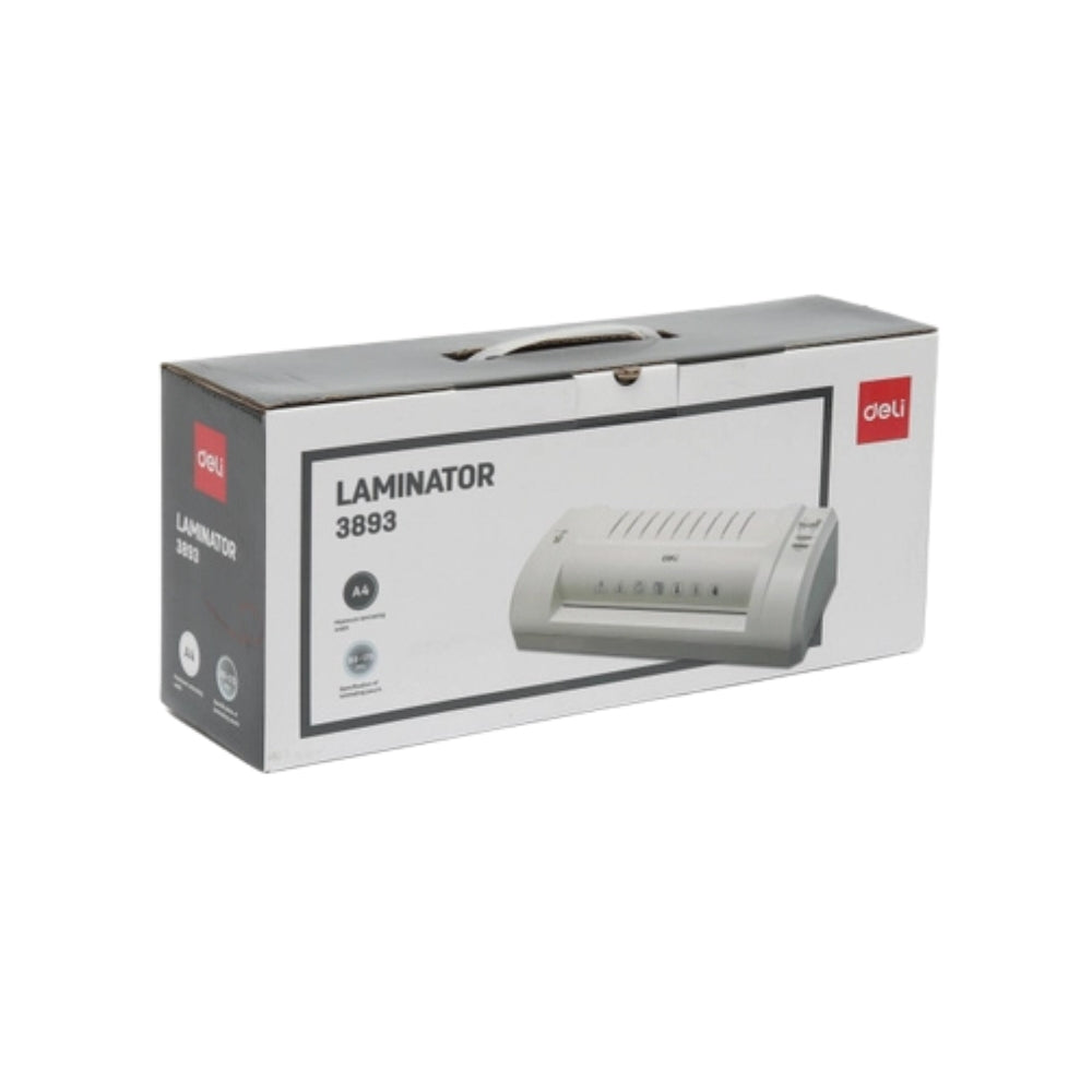 Deli 3893 A4 Laminator – 300 mm/min, Grey