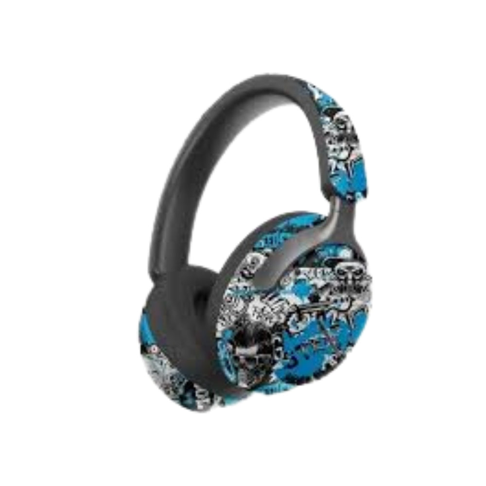 AKZ-38 Graffiti Style Stereo Wireless Headset – High-Quality Sound