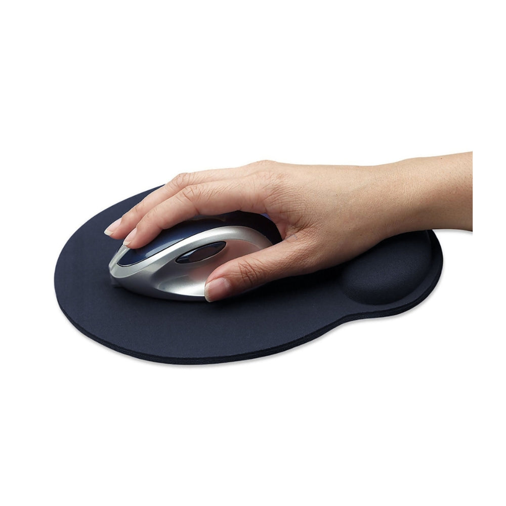 Generic Mouse Pad with Gel Foam Wrist Support – Ergonomic Design, Anti-Slip, For PC & Laptop