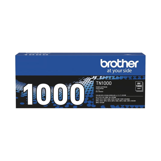 Brother TN-1000 Compatible Black Toner Cartridge – 1,000 Pages