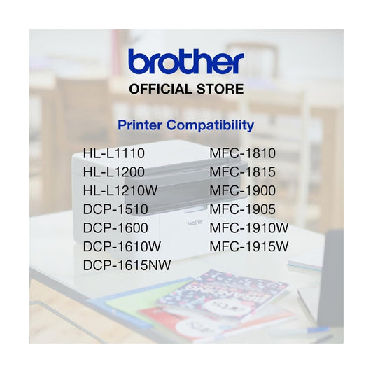 Brother TN-1000 Compatible Black Toner Cartridge – 1,000 Pages