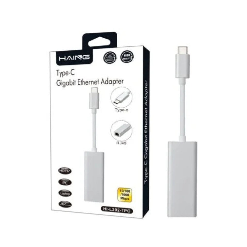 HAING Type C Gigabit Ethernet Adapter
L 202