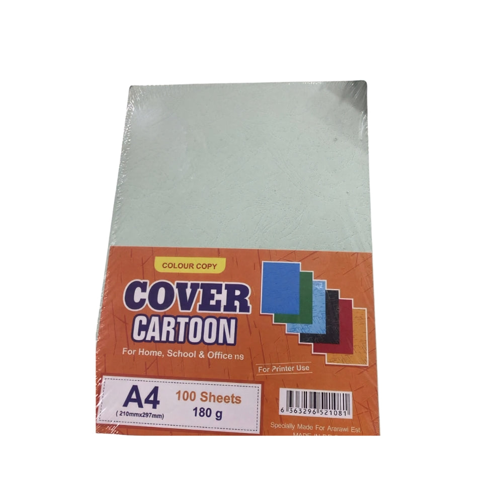 Light Green Colored Cardstock Paper A4 – 180 GSM, 100 Sheets