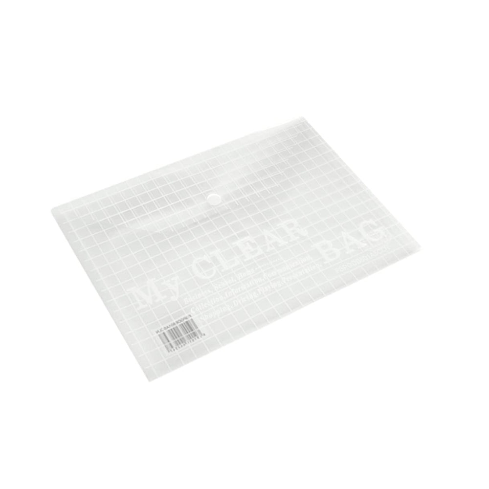 CHANYI FIS My Clear Button Bag – Transparent Document Pouch
