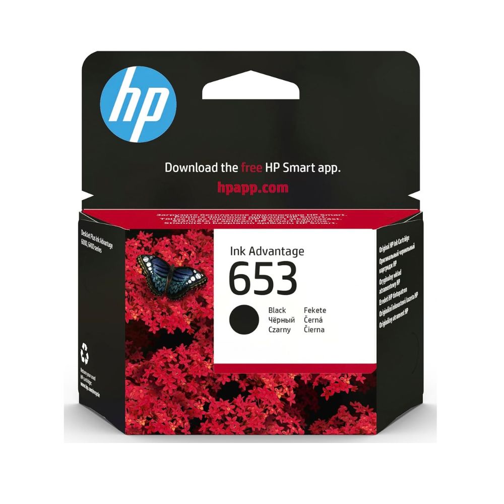 HP 653 Original Ink Advantage Ink Cartridges 3YM75AE / 3YM74AE