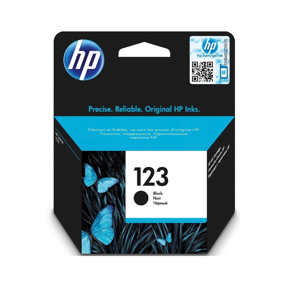 خراطيش حبر HP 123 أصلية ذات سعة قياسية F6V17AE / F6V16AE
