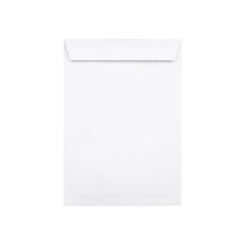 Sigma Plain White Envelopes A4 – Quick Strip Closure, Security Tinted, Pack of 50