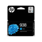 HP 938 Black Original Ink Cartridge – Standard Capacity – 1,250 Pages – 4S6X8PE