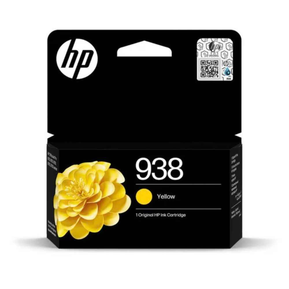 HP 938 Black Original Ink Cartridge – Standard Capacity – 1,250 Pages – 4S6X8PE