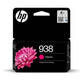 HP 938 Black Original Ink Cartridge – Standard Capacity – 1,250 Pages – 4S6X8PE