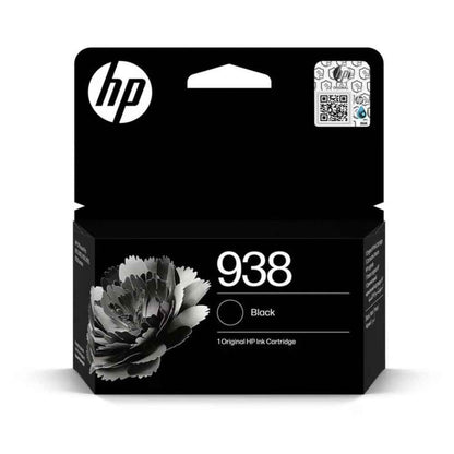 HP 938 Black Original Ink Cartridge – Standard Capacity – 1,250 Pages – 4S6X8PE
