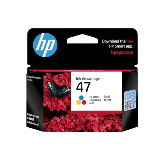 HP 47 Original Genuine Ink Cartridges – Black + Tri-Color – for HP DeskJet Ink Advantage Ultra 4800 Series – 6ZD21AE / 6ZD61AE