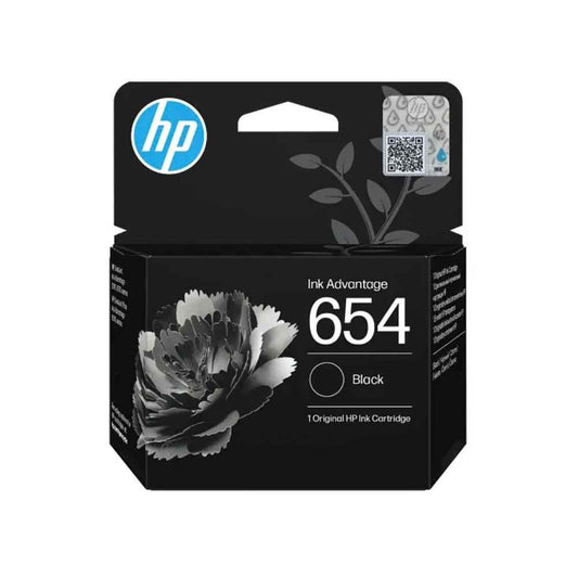 HP 654 Original Genuine Ink Advantage Cartridges – Black + Tri-Color – Standard Capacity – 7FP39UE / 7FP38UE