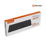Meetion MT-K410-RS USB Wired Ultra-Thin Chocolate Keyboard – 96 Keys, Arabic & English Layout