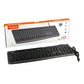 Meetion K295 Zero Noise Durable Wired Office Keyboard – Black, 112 Keys, USB