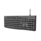 Meetion K295 Zero Noise Durable Wired Office Keyboard – Black, 112 Keys, USB