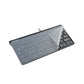 Meetion Wired USB Mini Keyboard Ultra-thin and lightweight design Black - Arabic , English Layout Language (K400-RS)