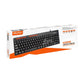 Meetion K600M-RS Wired USB Multimedia Keyboard – Arabic & English Layout, Black