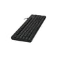 Meetion MT-K100-RS Office USB Wired Standard Keyboard – Full Size, Arabic & English Layout, Black
