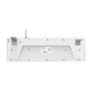 Meetion MT-K300-RS Wired USB Standard Keyboard – Full-Size, Spill-Resistant, Quiet Membrane, Arabic & English Layout, White