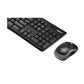 Logitech MK270 Wireless Keyboard & Mouse Combo – Full-Size Keyboard, 2.4GHz, USB Receiver, Black