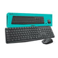 Logitech MK235 Wireless Keyboard & Mouse Combo – Arabic & English Layout, Full-Size, 2.4GHz, Black