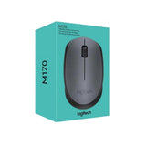 Logitech M170 Wireless Mouse – 2.4GHz, USB Nano Receiver, Optical Tracking, Black