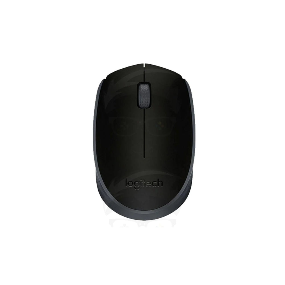 Logitech M171 Wireless Mouse – 2.4GHz, 1000 DPI Optical Tracking, USB Nano Receiver, Black/Grey