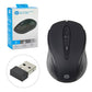 HP S3000 Wireless Mini Mouse – 2000 DPI, Adjustable CPI, Black