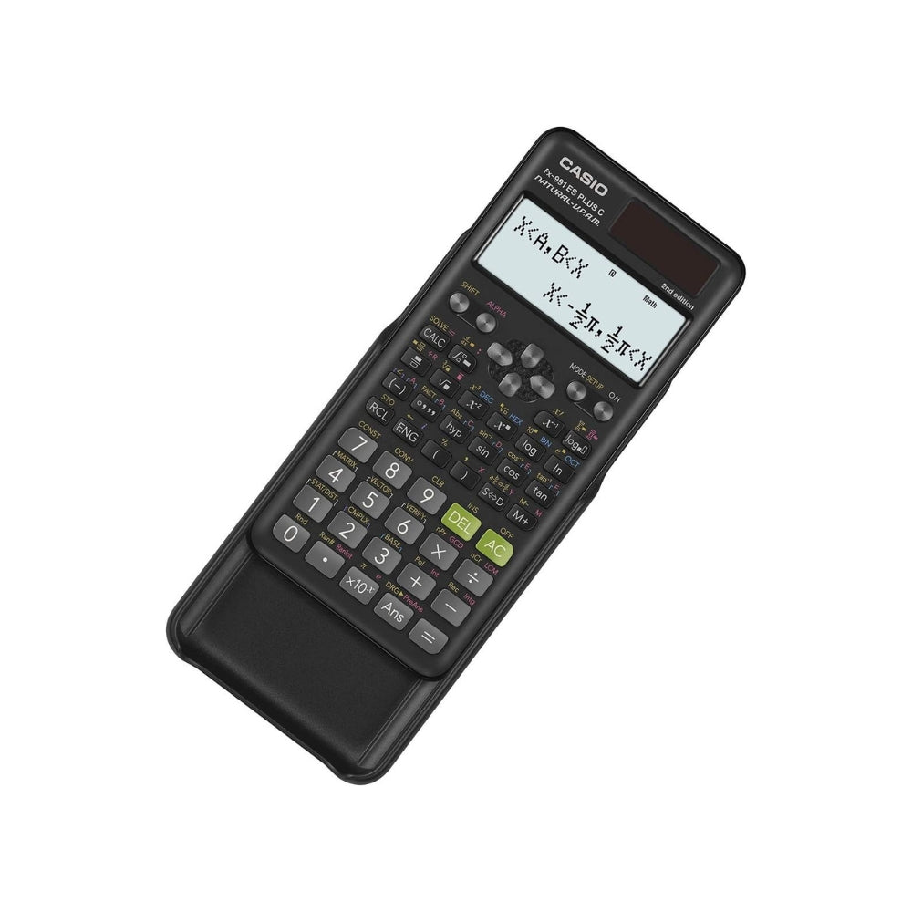 CASIO fx-991ES PLUS C 2nd Edition Scientific Calculator – 417 Functions, Natural Textbook Display, Solar & Battery