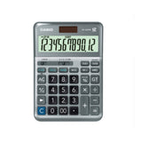 CASIO DF-120FM Desktop Calculator – 12 Digits, Cost/Sell/Margin, Tax Calculation, Solar & Battery, Gray