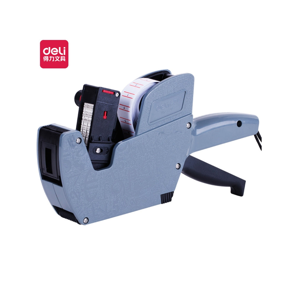 Deli 7504 Price Label Gun – 8 Digits, Grey