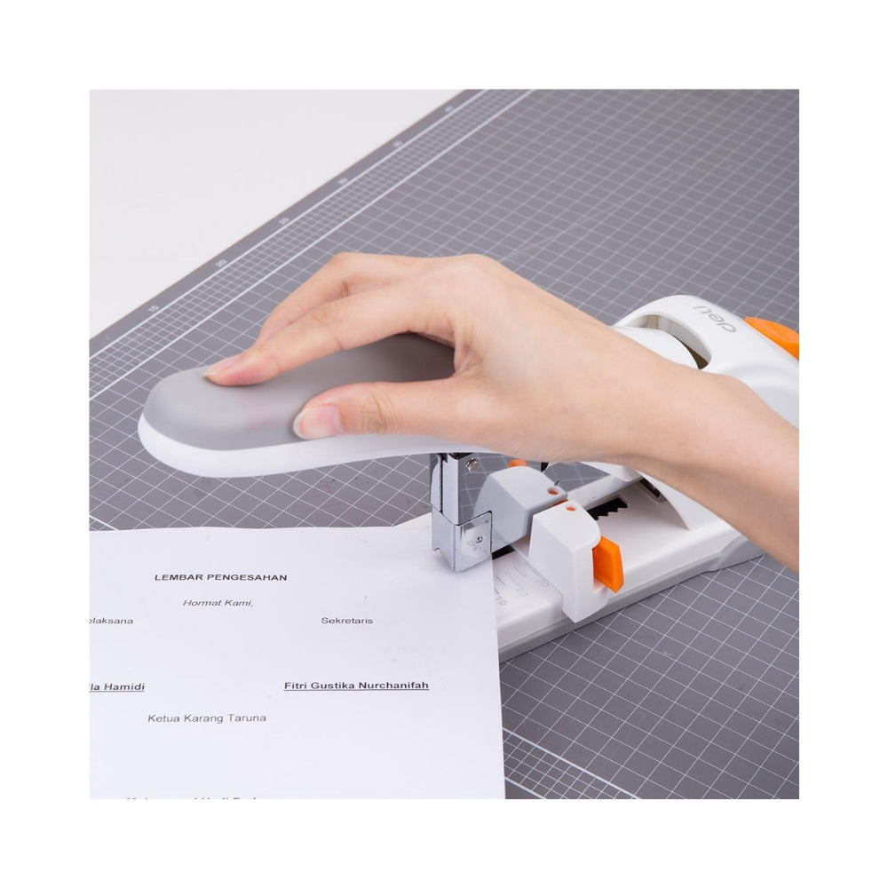 Deli E0487 Heavy Duty Stapler – 80 Sheets, White