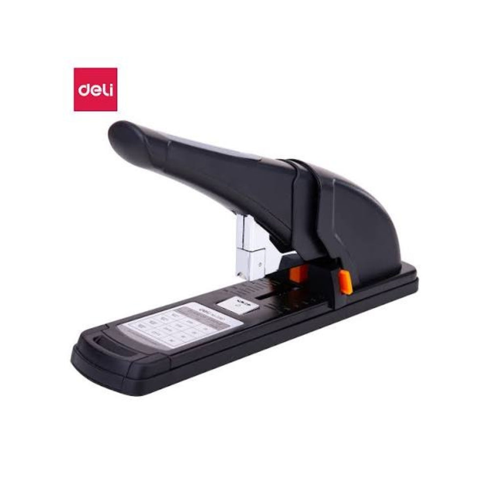 Deli E0387 Heavy Duty Stapler – 80 Sheets, Black