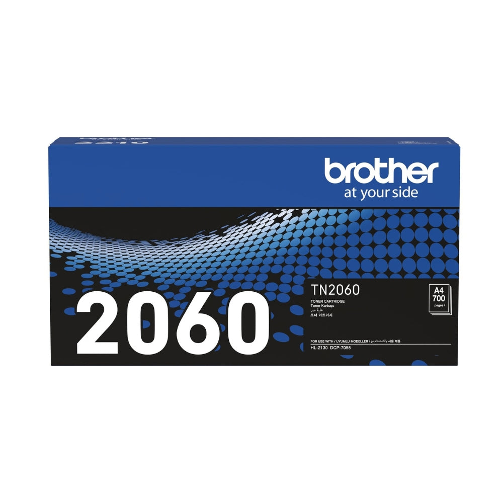 Brother TN-2060 Genuine Black Toner Cartridge - Standard Yield, Approx. 700 Pages