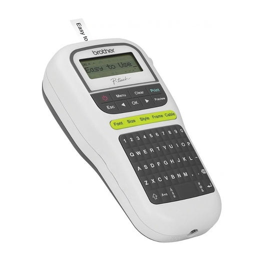 Brother P-touch PT-H110 Handheld Label Maker - Supports TZe Tapes up to 12 mm