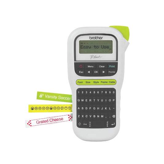 Brother P-touch PT-H110 Handheld Label Maker - Supports TZe Tapes up to 12 mm