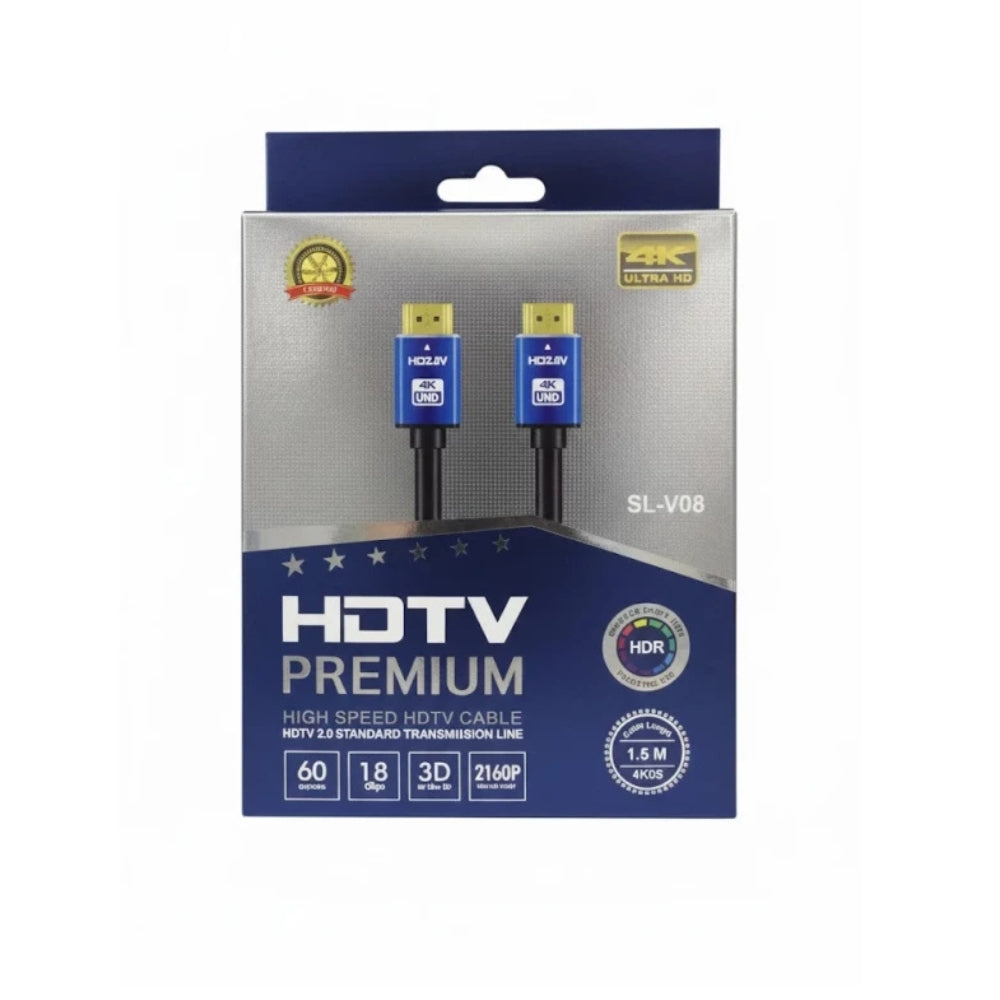 HDMI 2.0 Premium High-Speed 4K UHD Cable 30M with ARC Support – Long Distance HDMI Cable
