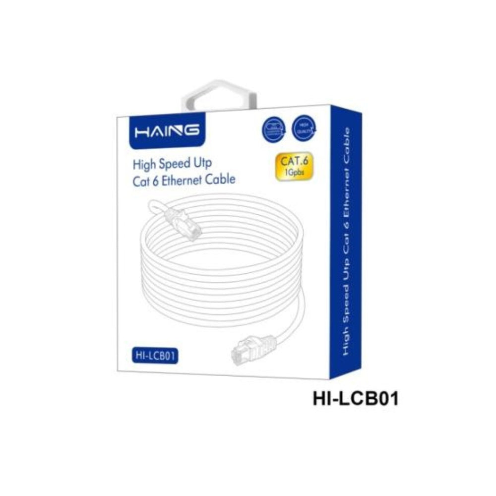 HAING HI-LCB01 CAT6 Ethernet Cable – 26 AWG, 10/100/1000 Mbps, 1 Gbps, 2M