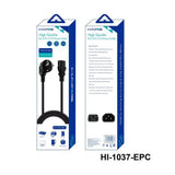 HAING HI-1037-EPC-150C EU 2-Pin to IEC C13 Power Cable – 1.5M