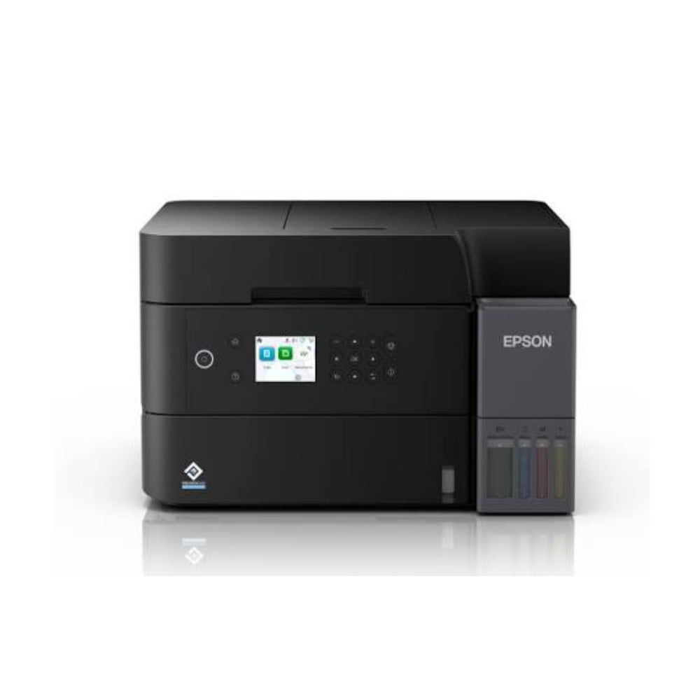 طابعة Epson EcoTank L6370 متعددة الوظائف – طباعة، مسح ضوئي، نسخ، واي فاي، إيثرنت، وطباعة تلقائية على الوجهين