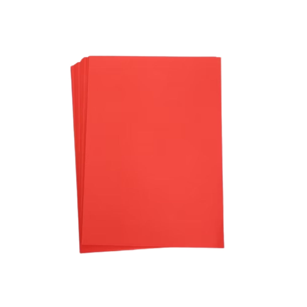 Red Colored Cardstock Paper A4 – 180 GSM, 100 Sheets