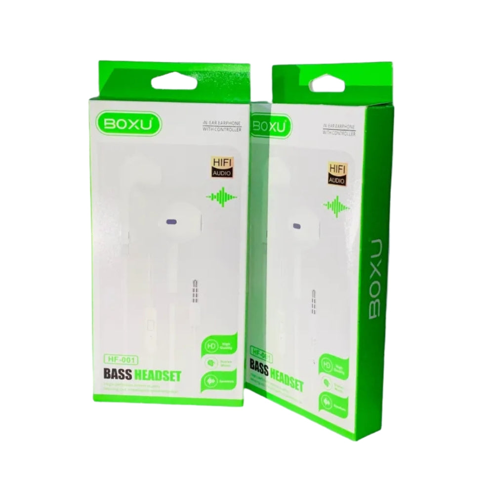 BOXU HF-001 Bass Headset – In-Ear Earphones