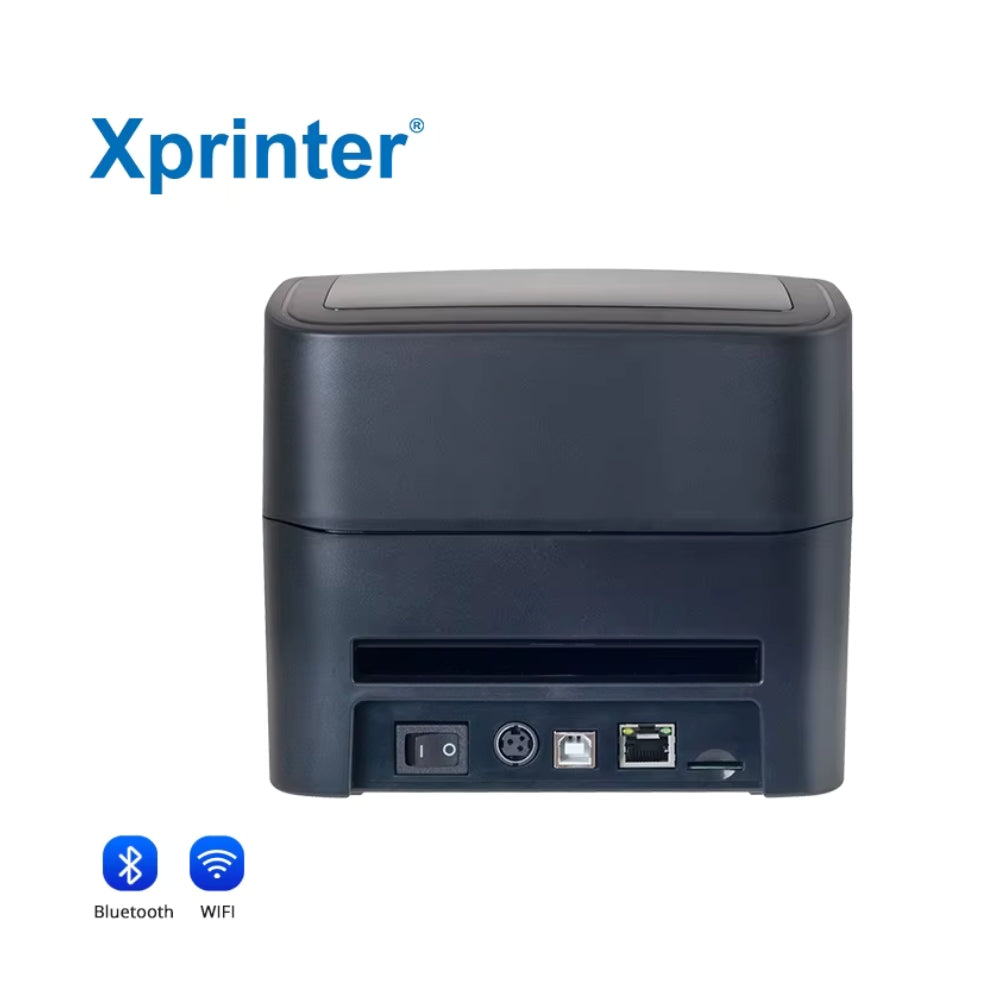 طابعة ملصقات حرارية مكتبية 4 بوصة Xprinter XP-410B – حرارية مباشرة، USB