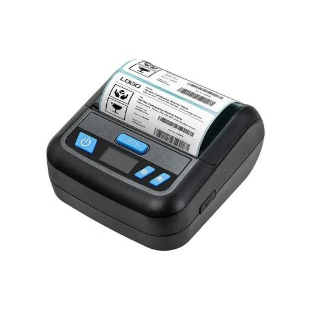 طابعة محمولة صغيرة 3 بوصة Xprinter XP-P328B، طابعة ملصقات متنقلة 80 مم لقطاع التجزئة