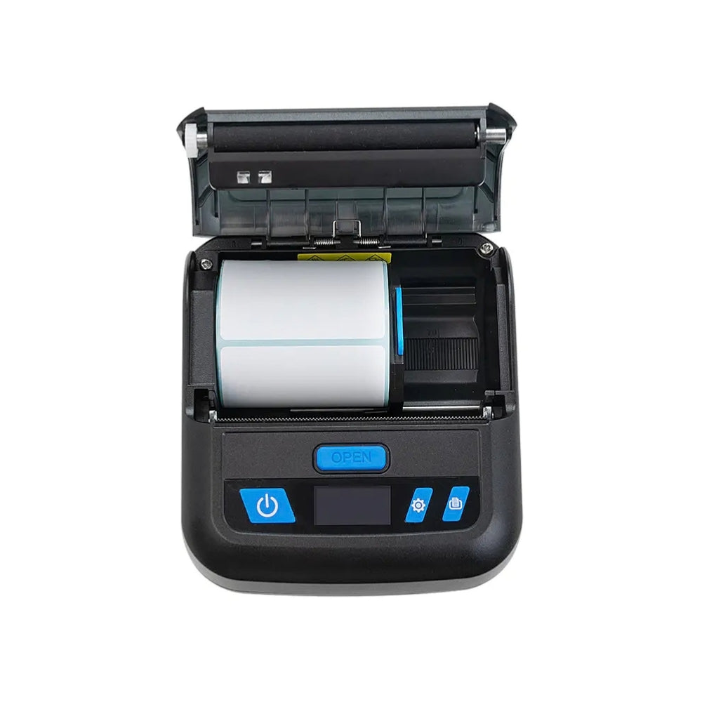 طابعة محمولة صغيرة 3 بوصة Xprinter XP-P328B، طابعة ملصقات متنقلة 80 مم لقطاع التجزئة