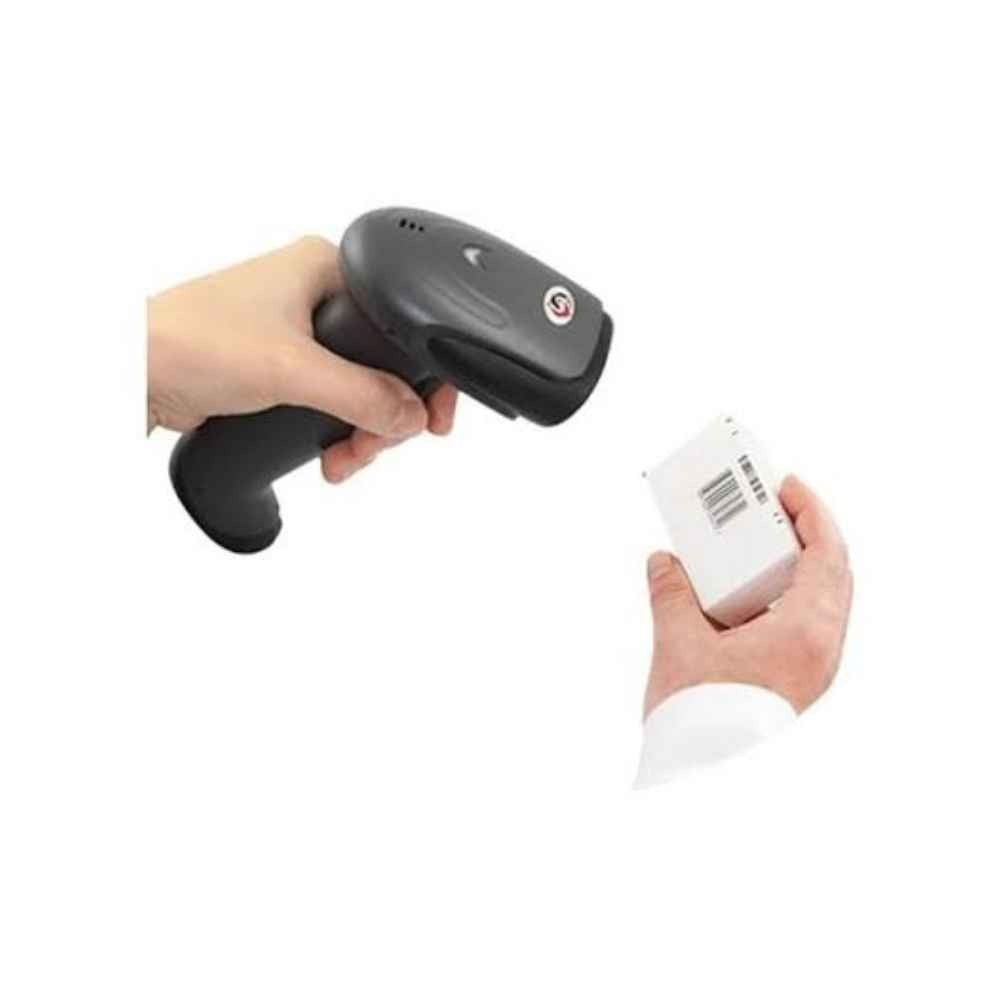 SUNLUX XL-6500 Wired 1D Laser Barcode Scanner – USB, RS-232 and PS/2 Interfaces